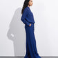 Textured Wide-Leg Trousers