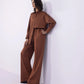 Wide-Leg Cotton-Satin Trousers
