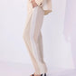 Straight-Fit Textured Trousers