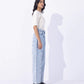 Barrel Fit Jeans with Panels