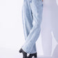 Barrel Fit Jeans with Panels