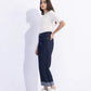 Straight Fit Denim with Turn-Up Hem
