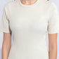 Slim Fit Ribbed Top