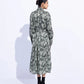 Silky Printed Dress with Belt