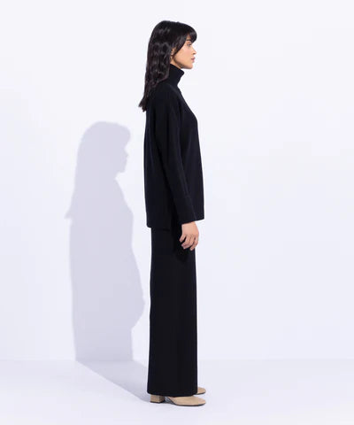 Ribbed Turtle Neck Sweater
