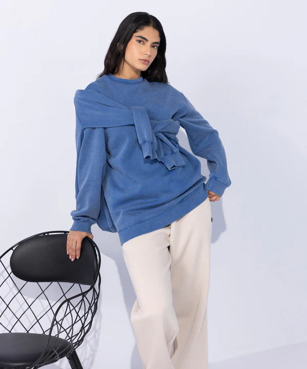Unisex Acid Washed Sweatshirt