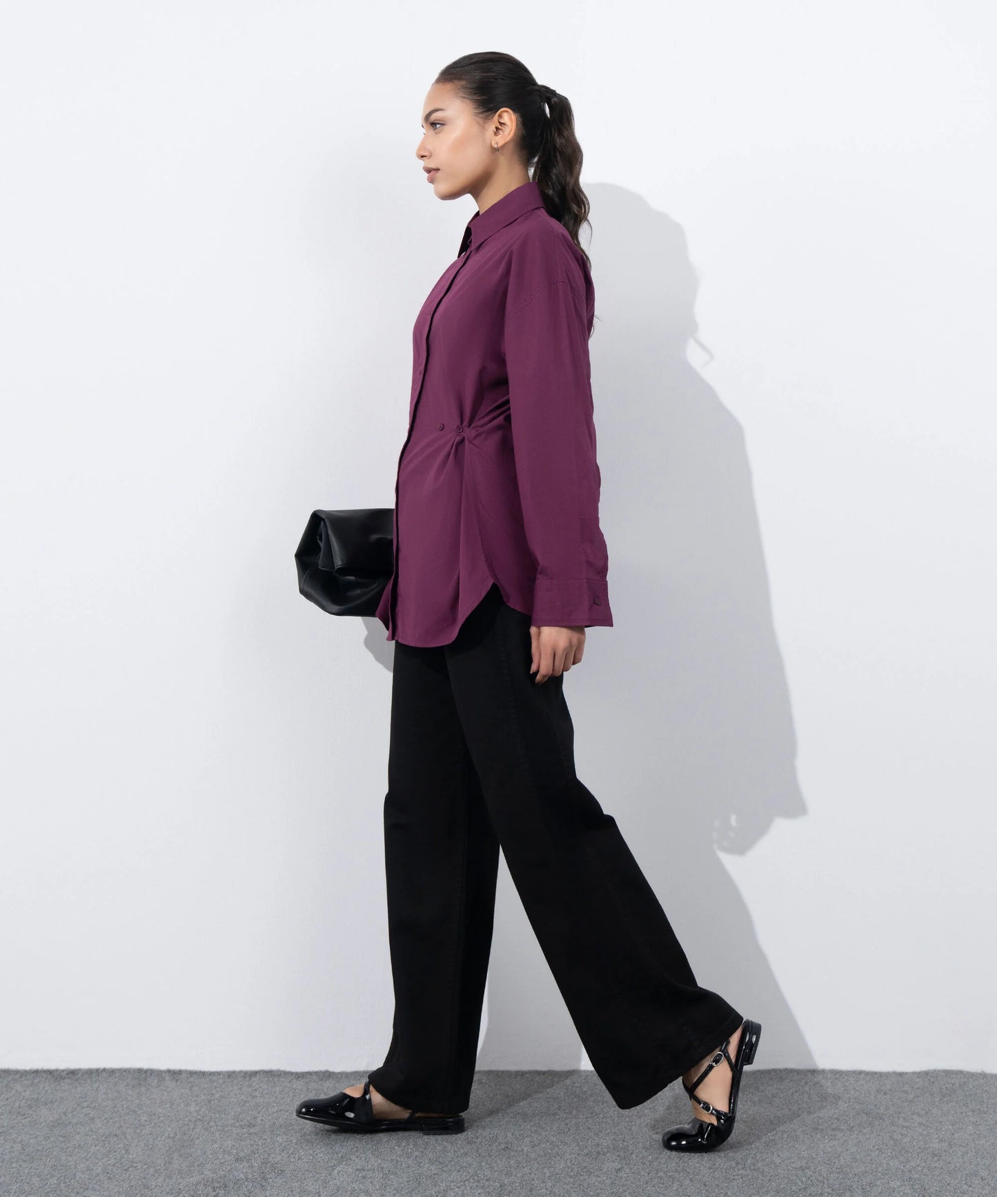 Cinched Waist Shirt