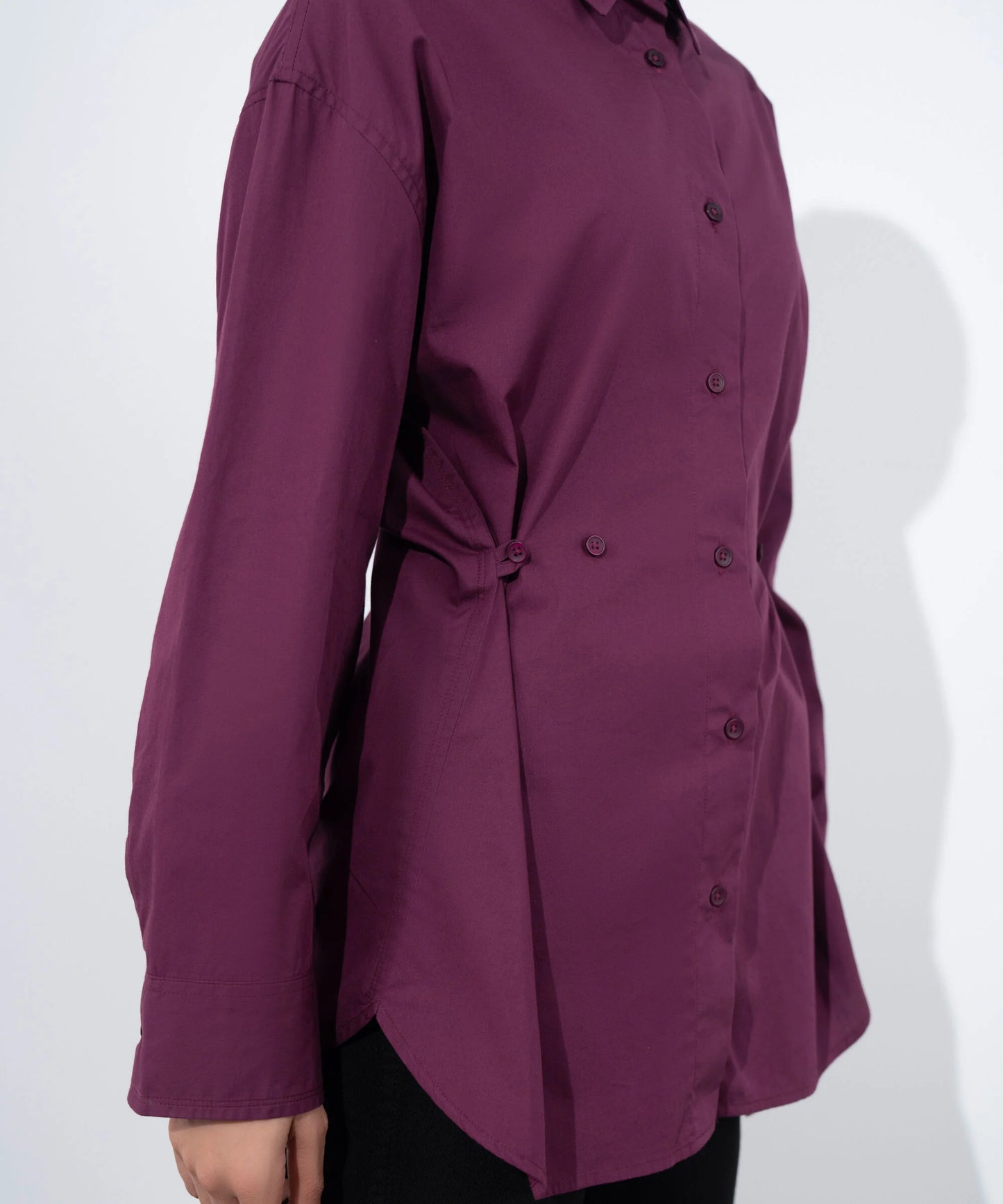 Cinched Waist Shirt