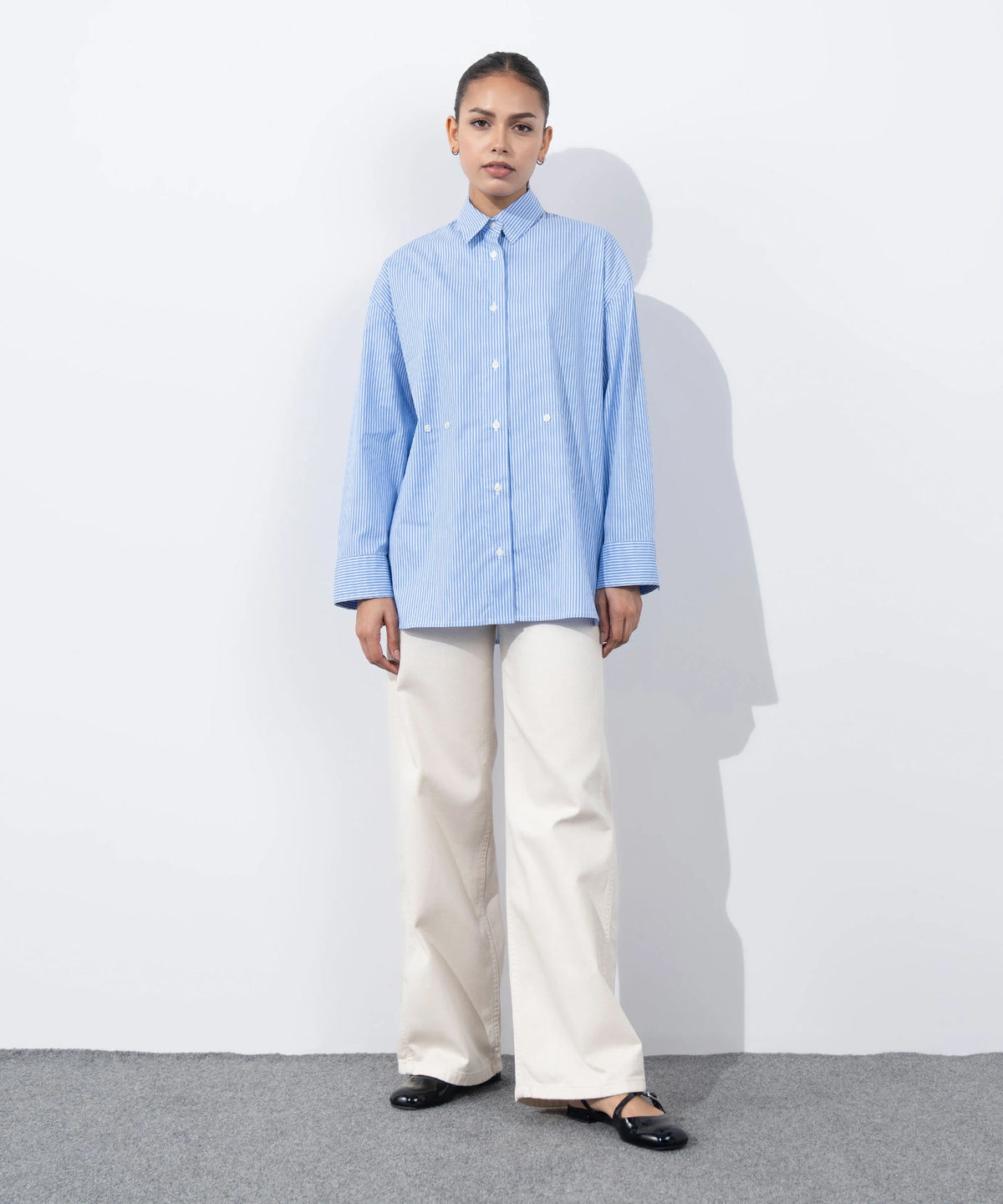 Cinched Waist Shirt