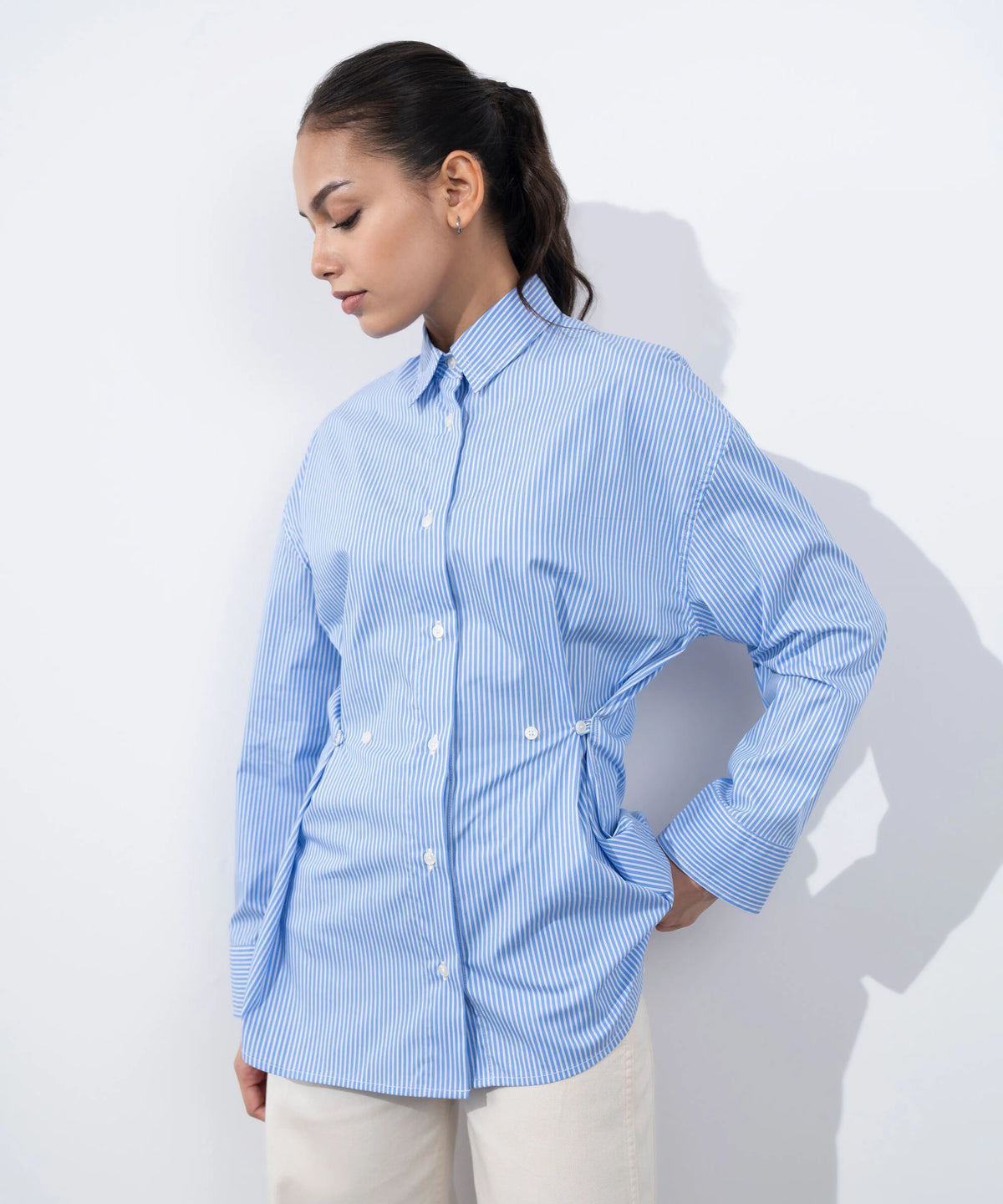 Cinched Waist Shirt