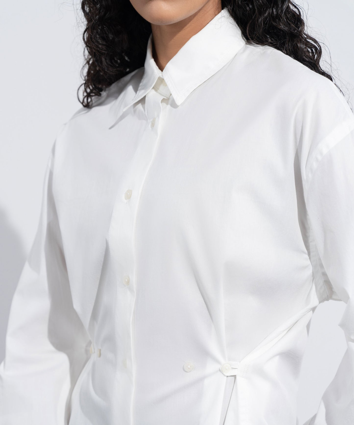 Cinched Waist Shirt