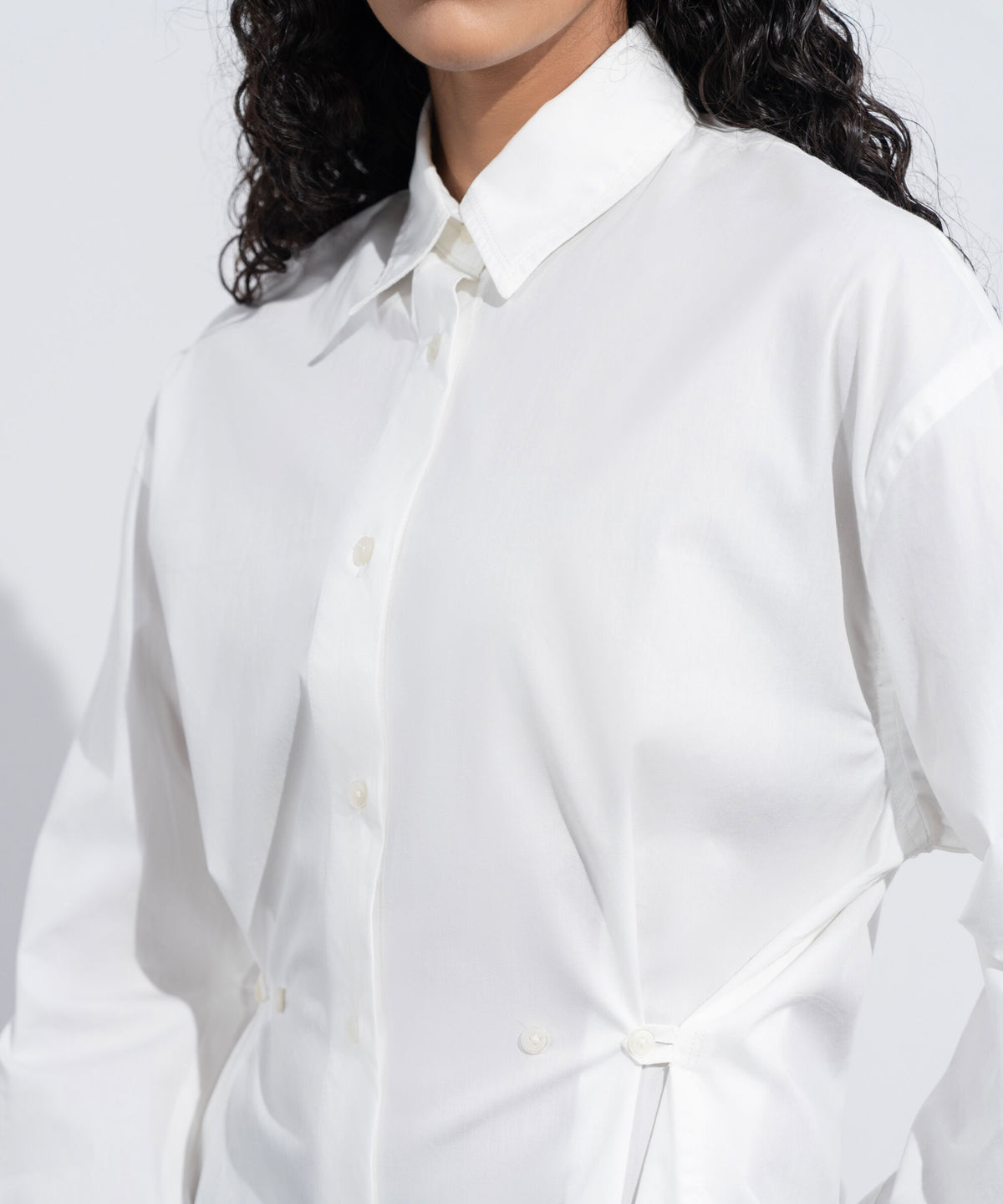 Cinched Waist Shirt