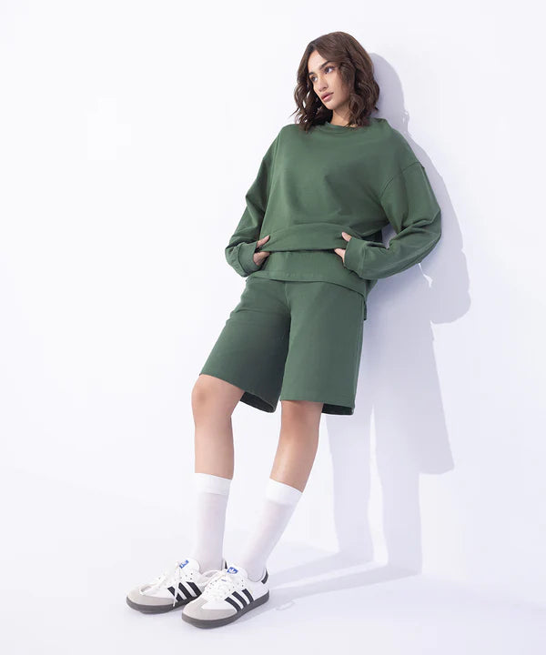 Unisex Sweatshirt With Rubber Tag