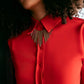 Button-Through Shirt With Side Panels