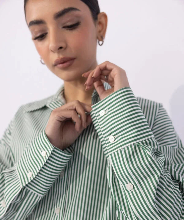 Regular-Fit Button Through Shirt