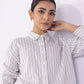 Striped Cropped Shirt