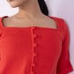 Square-Neck Rib Top