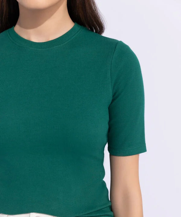 Slim-Fit Rib Top
