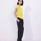 Satin Top With Cinched Waist