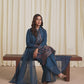 3 Piece - Embroidered Cotton Jacquard Suit